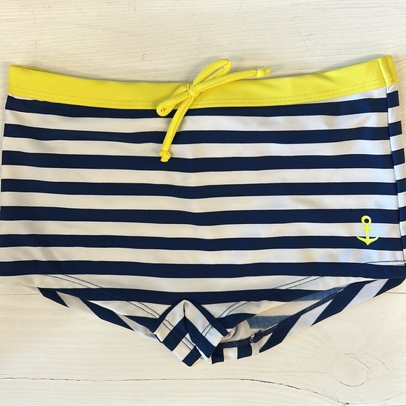 NWT Navy/White Triangle Bikini - Picture 3 of 7